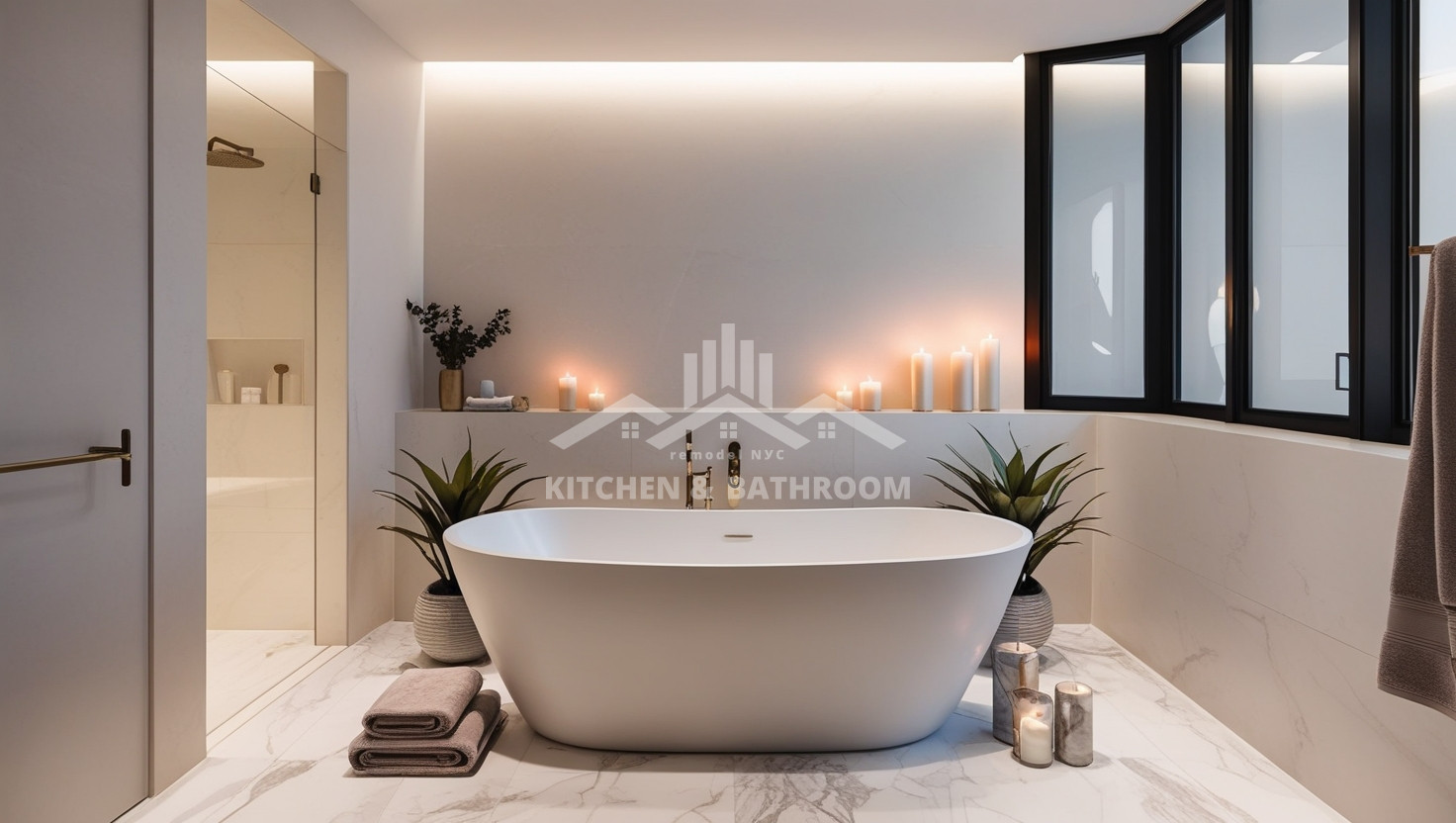 Bathroom Remodel with Bathtub