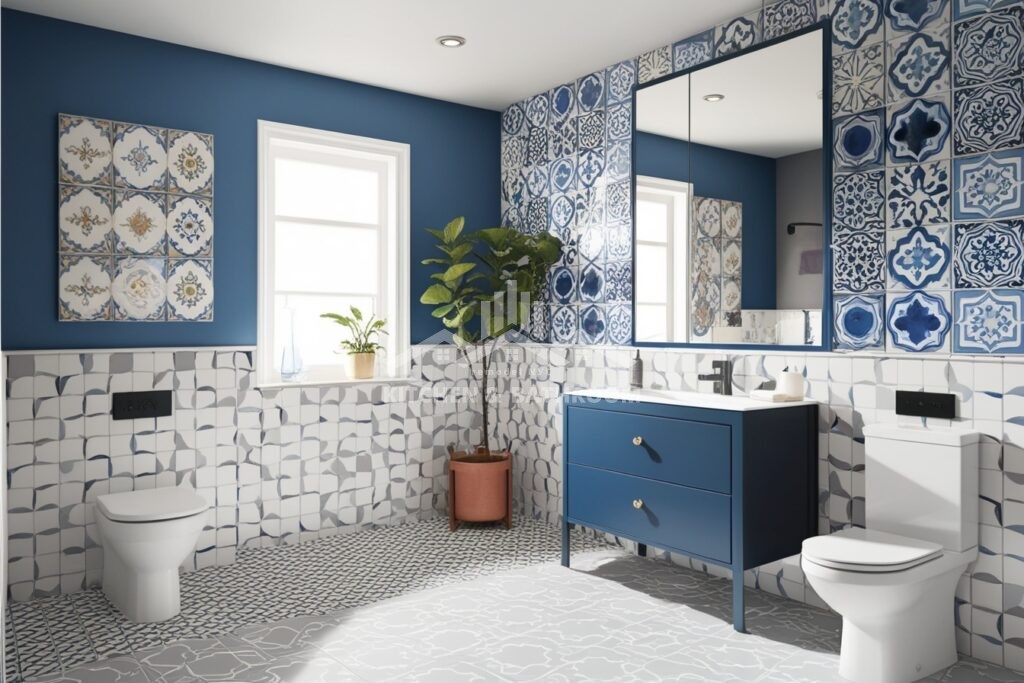 Exploring Painted Tile Bathroom Ideas