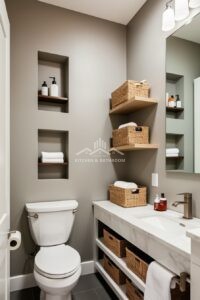 Storage Solutions for Small Bathrooms Without Windows