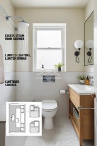 Why Is Remodeling a Bathroom Without a Window a Unique Challenge?