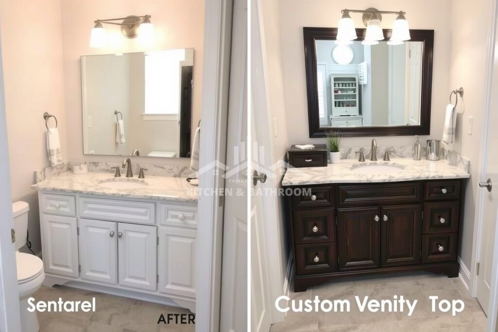 Why Custom Bathroom Vanity Tops Matter